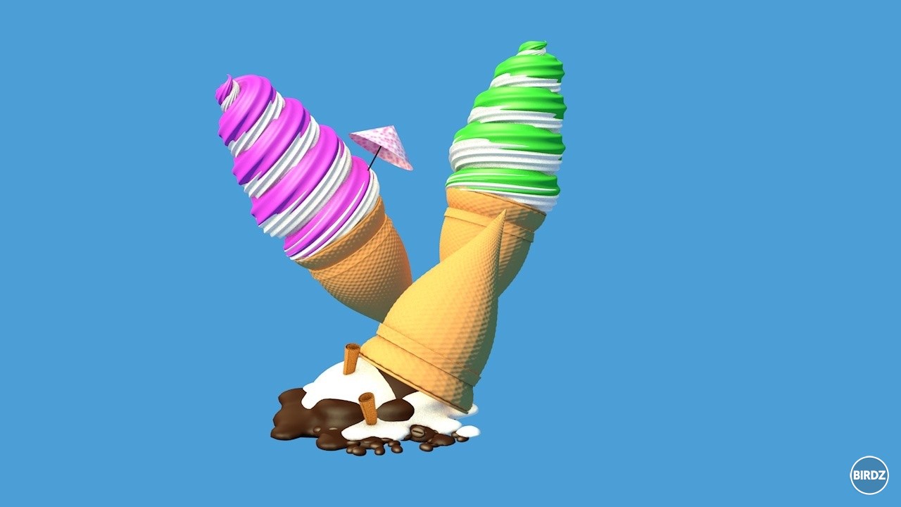 3D model zmrzlina 