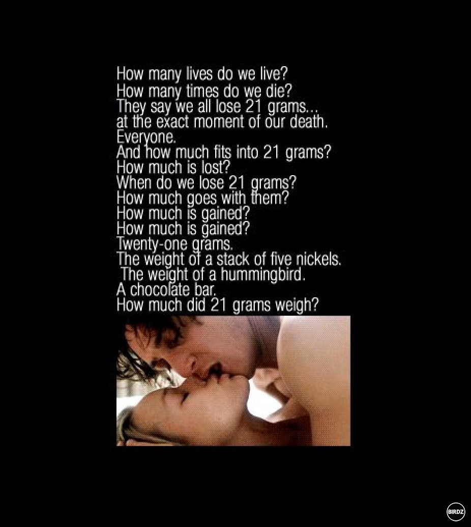 21 GRAMS, Sean Penn, Benicio Del Toro, Naomi Watts.