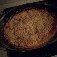 Som včera robila Apple crumble 