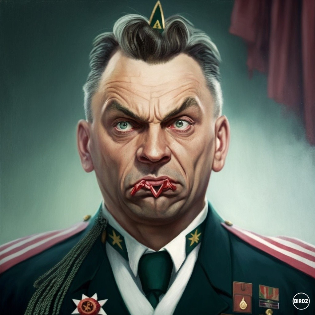 AI art - Orban is dictator