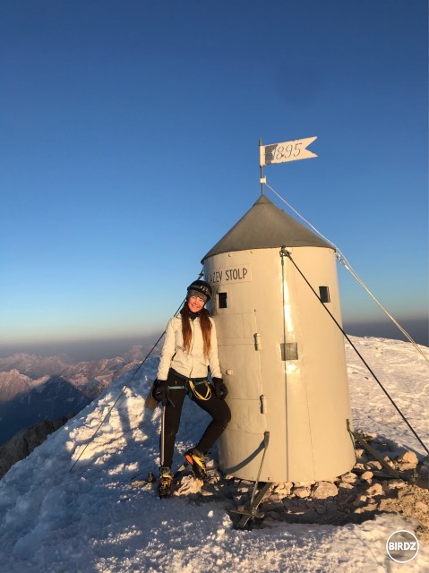 na najvyššom vrchu Slovinska 