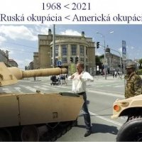 podla ne-o-ve-re-ných informácii už dorazili americké tanky do Bratislavy, naštastie ich zastavil pán Bavolár vlastným telom