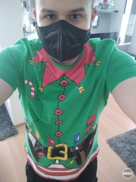 som vianočný škriatok ELF :D 