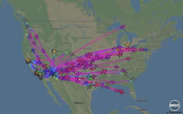 Private jets departing Arizona after the Super Bowl