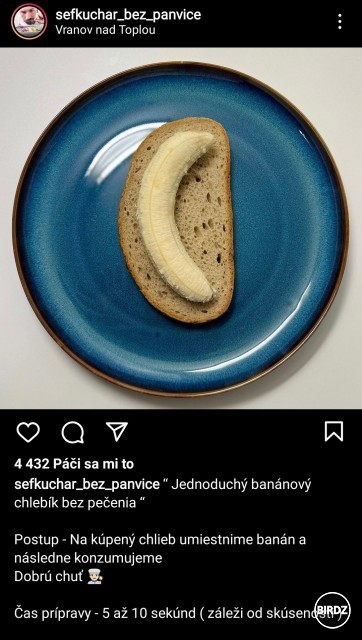 Tip na banánový chlebík