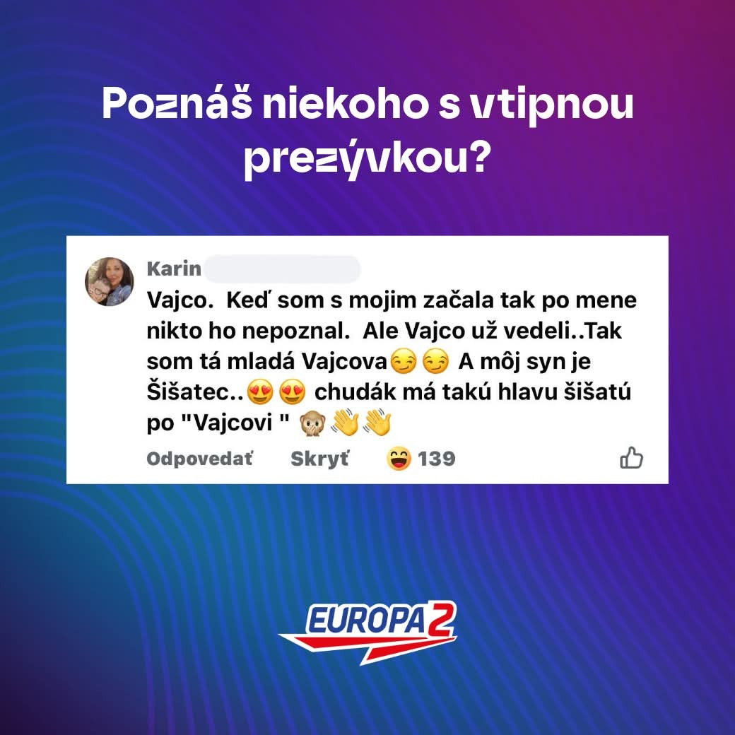 Aj vy poznáte nejaké vajco?
