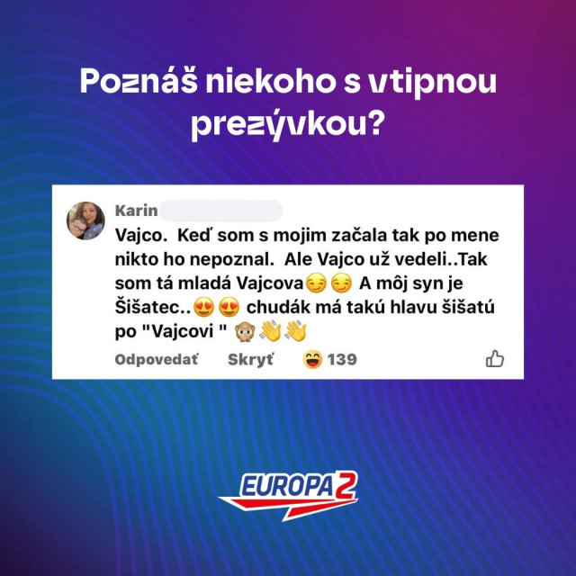 Aj vy poznáte nejaké vajco?