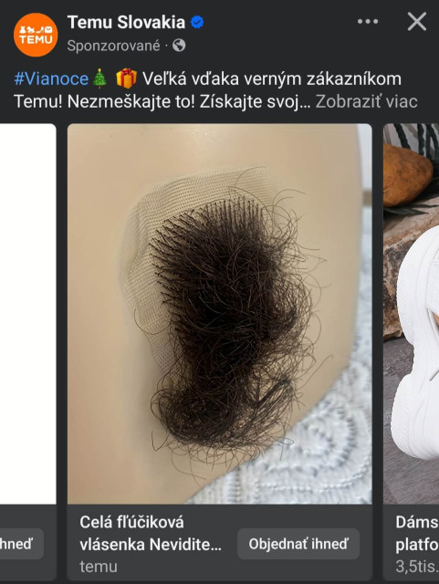 To je aké super, že si môžem kúpiť aj chlpy z ohanbia <3 