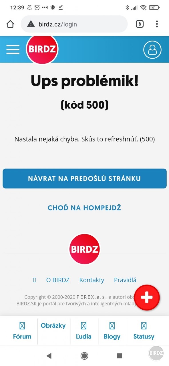 Prvý pridaný obrázok na novom birdzi?