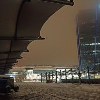 Už rozoberajú dočasnú autobusovú stanicu. Z tadeto som napríklad pred 2 rokmi odchádzal na 20h jazdu busom do Bruselu :D