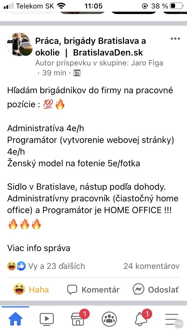Lukratívna ponuka pre všetkých programátorov birdzu :D
