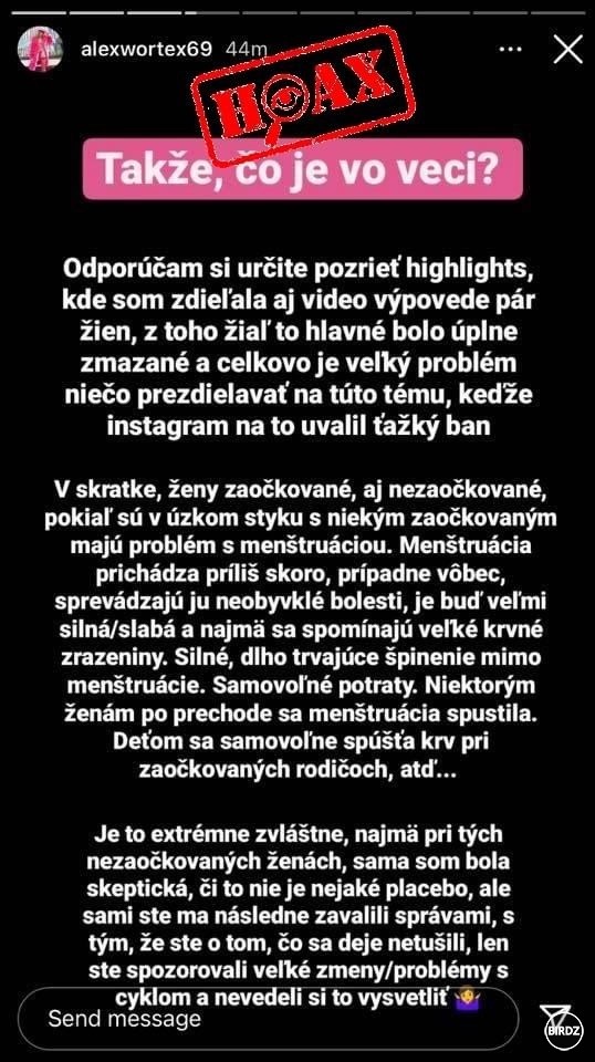 Keď bol môj priateľ na druhej dávke vakcíny tak mi akurát odvtedy 3 dni meškala menstruacia a keď prišla tak som mala hrozne bolesti... už viem prečo :DDD