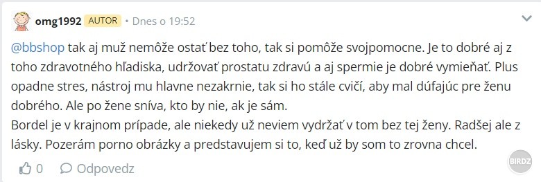 Chytro odkladám, keby to zas vymazal... a dobre som urobil.