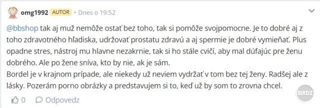 Chytro odkladám, keby to zas vymazal... a dobre som urobil.