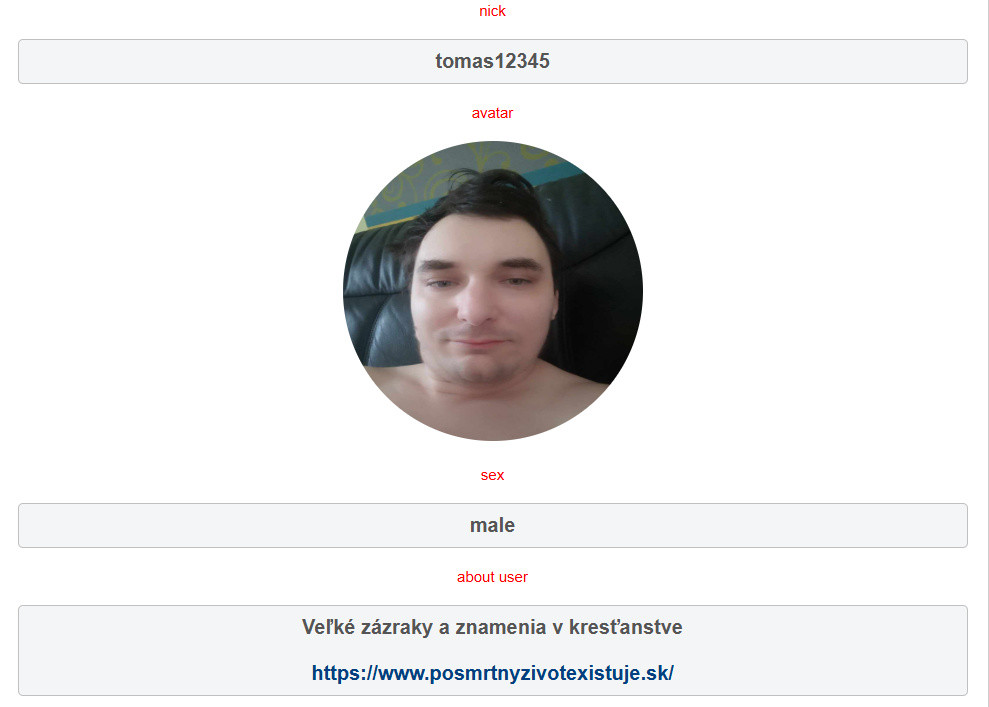 Nech ti nejebe, to je super profilovka :D