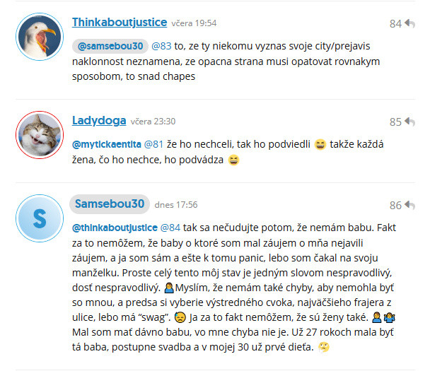 Len si to sem uložím, keby to zmazal, aj tak sú tu len samé kokoty, takže prečo nie.