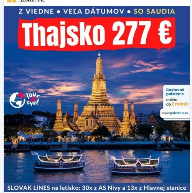 Strašne drahé je to cestovanie!