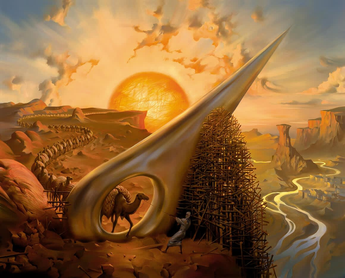 fine painting Vladimir Kush modern arts