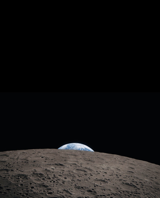 Zem videná z obežnej dráhy Mesiaca ľudským okom po dlhých 54 rokoch