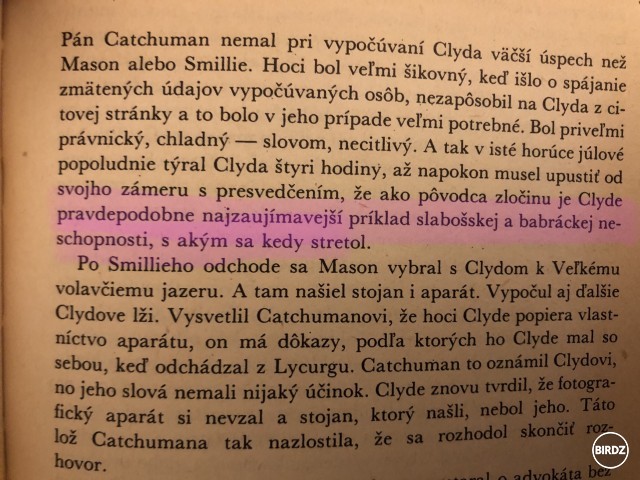 citam AmerickuTragediu a nas najvacsi panic, akoby hlavnemu hrdinovi z oka vypadol! celu knihu mi ho pripomina