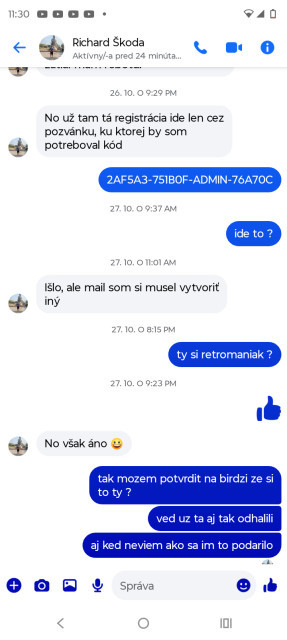 @retromaniak Veruze ano, pozvanku som ti posielal bez nej by si sa tu vtedy neregistroval... a ani eurko, ani cent za to nedostanem... na dobrotu na žobrotu 