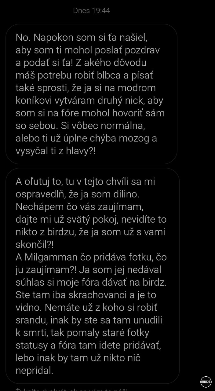 pozdravuje vás Mr. Striekala, vy skrachovanci!!