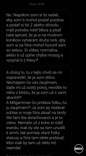 pozdravuje vás Mr. Striekala, vy skrachovanci!!