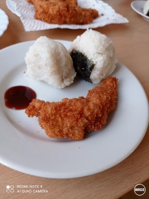 Onigiri X Ebi fry