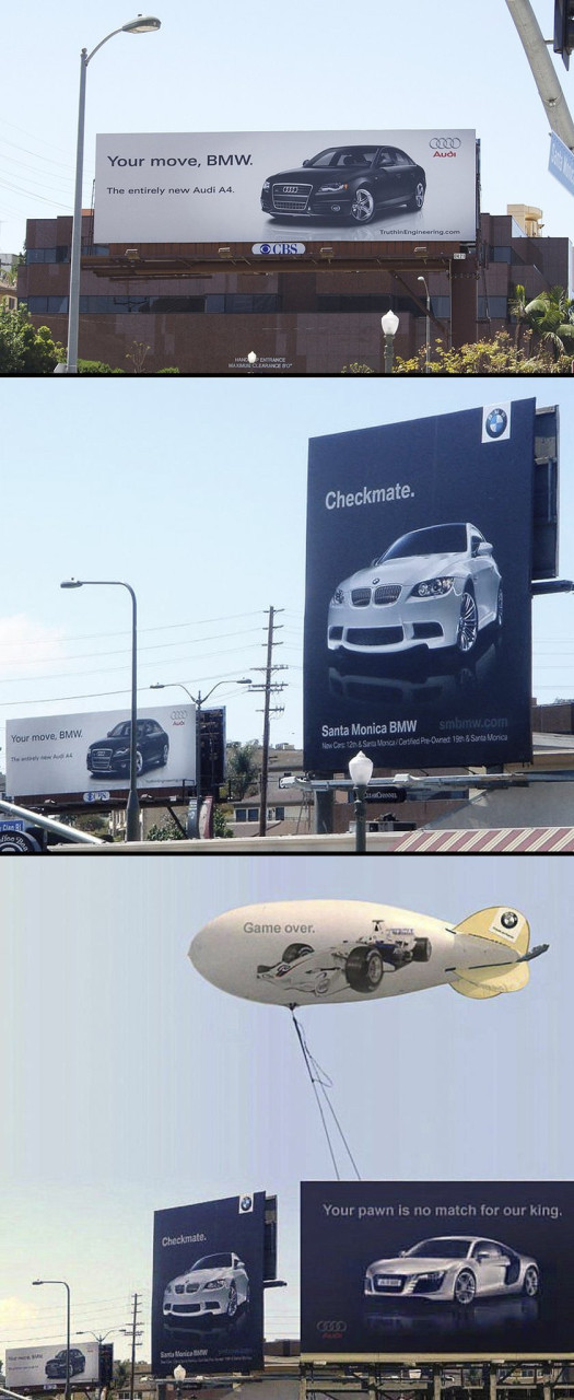 Z čias, keď výrobcovia áut navzájom viedli vojny skrz marketing. 