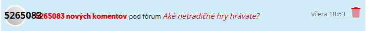 sice to nie je moje forum, ale nie je tam ani tolko komentov. tak... dik za notifikaciu, Birdz :D