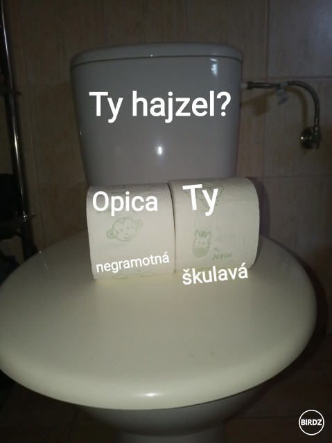 Na záchode som 