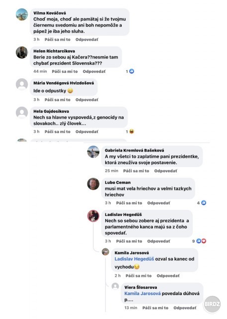 To vždy boli ľudia takí zlí a primitívni? Alebo čo sa stalo? (Reakcie na návštevu prezidentky u pápeža na fb stránke Dobré noviny)