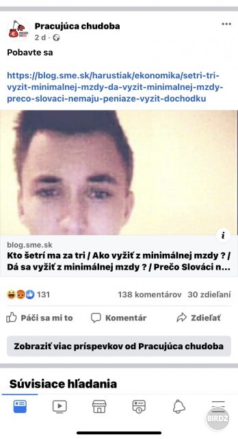 Aha kto si robí hanbu aj na facebooku :D