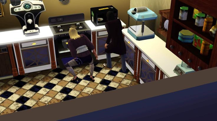 Kuchyňa inšpirovaná artdeco v Sims ^_^