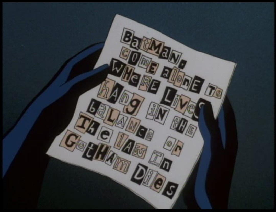 Batman animated series visuals