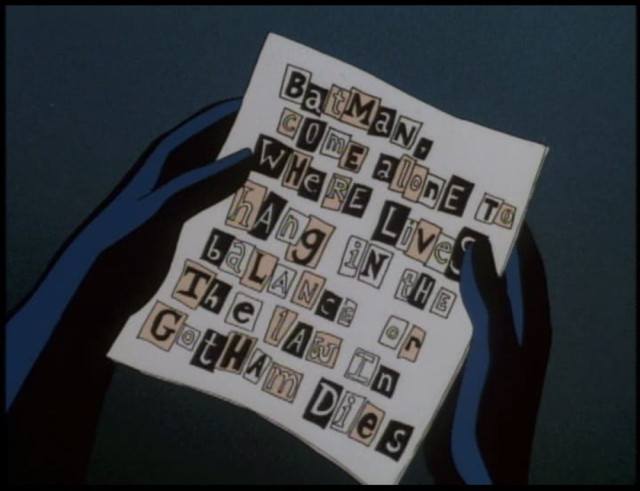 Batman animated series visuals