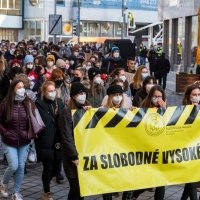 Stop diktatúre na Slovensku! foto: TASR