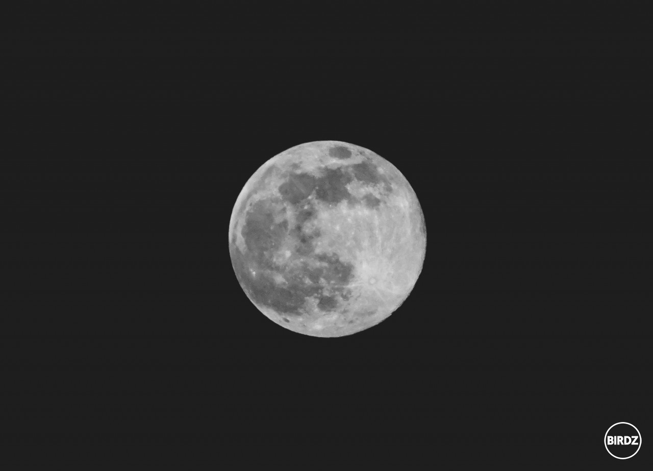 krásne svieti mesiac 
