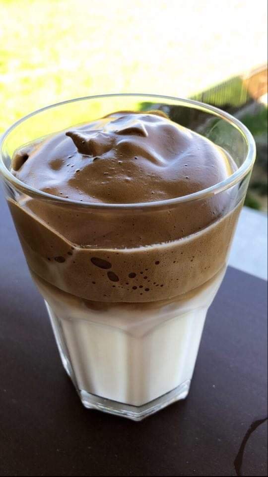 Tak teda moja dalgona ice coffee ❤