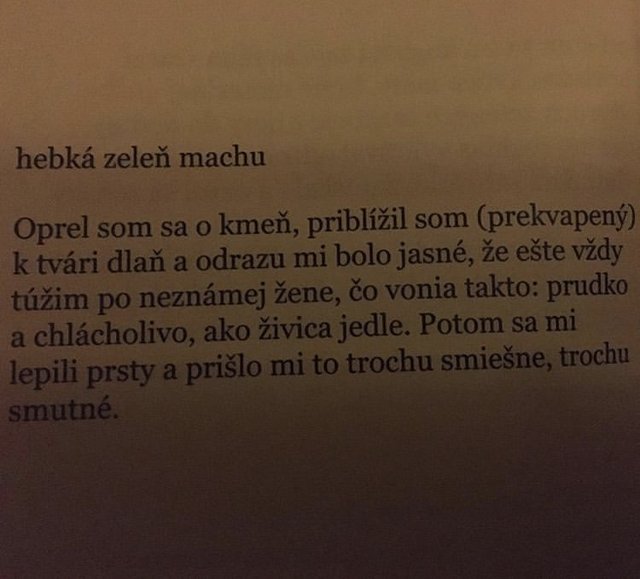 trochu smiešne, trochu smutné 