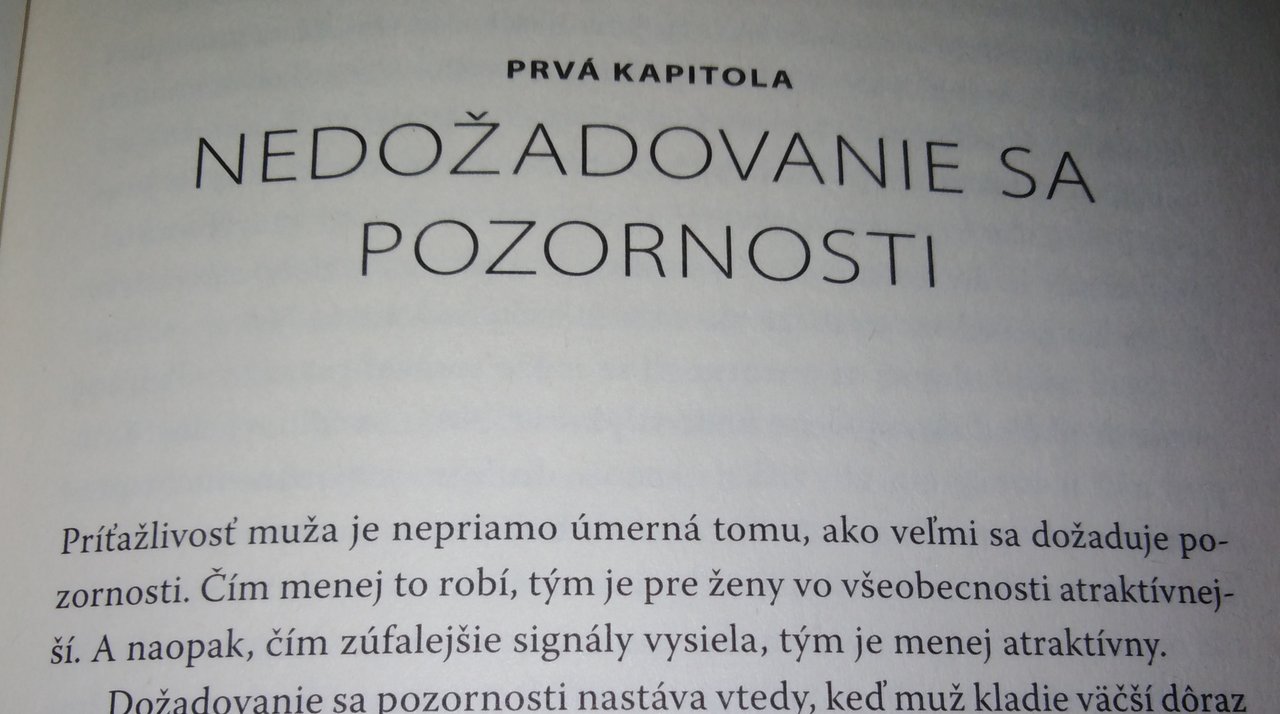Stará otrepana rada. Nezáujem budí záujem. 