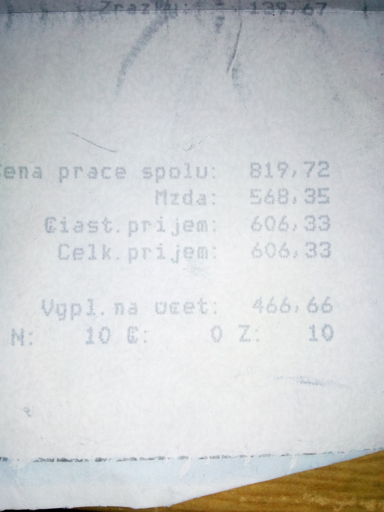 Z denníka operátora 3. 
Jeden mesiac hojno, druhý mesiac hovno! :) 