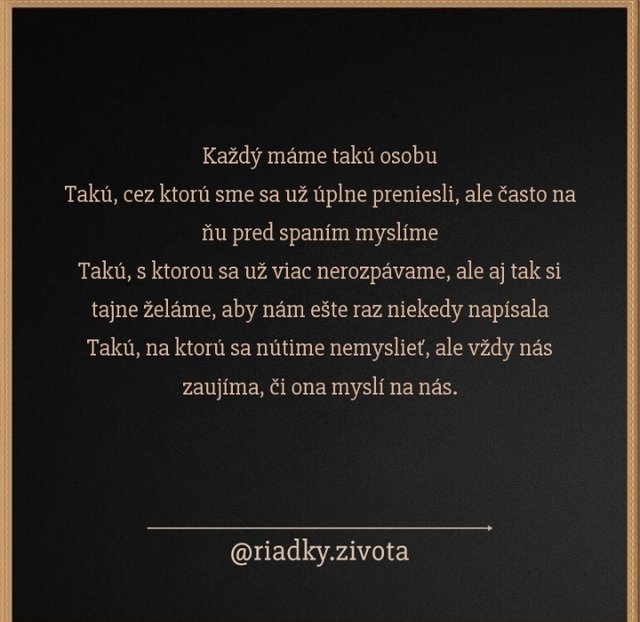 Aj vy máte takúto osobu vo svojej hlave? 