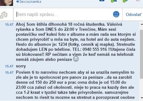 Hľadám zájeb a dostanem ponuku práce  