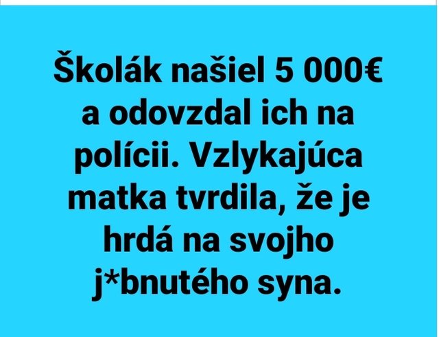Ale ved prachy nie sú všetko 