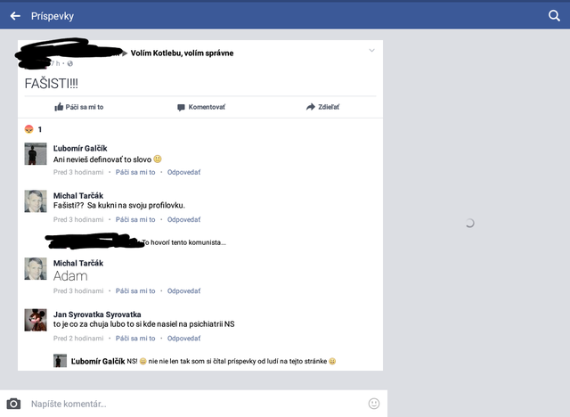 Bavím sa na účte Kotlebovcov. :D :D