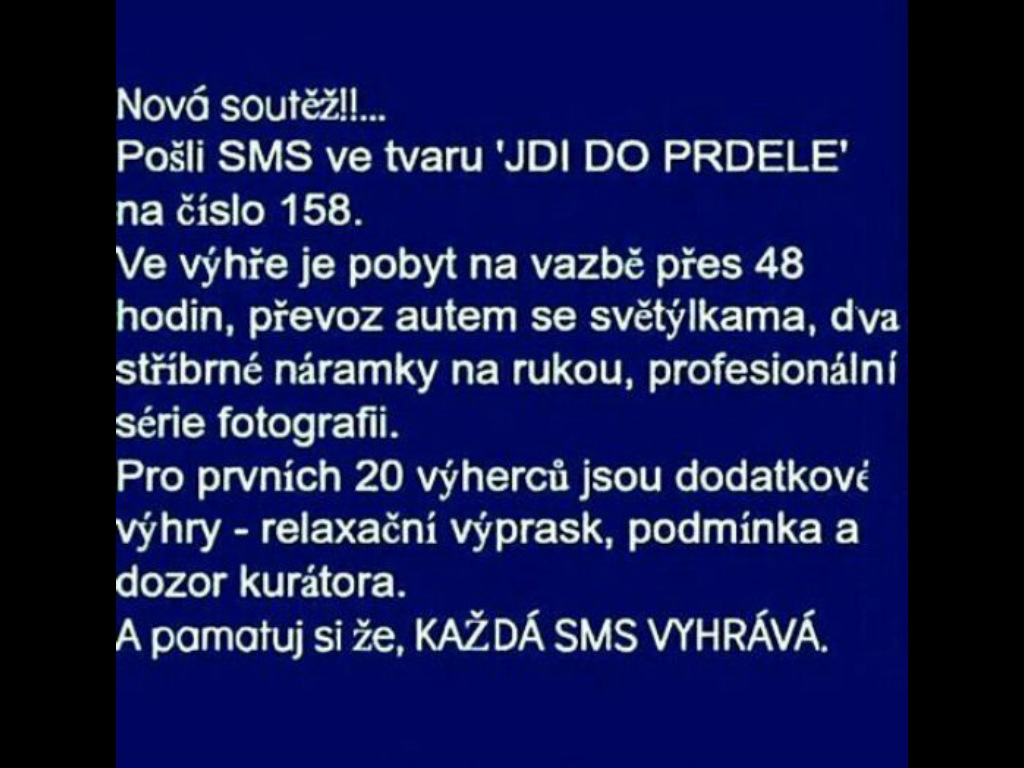 Neverím, že na to niekto skočil. :D