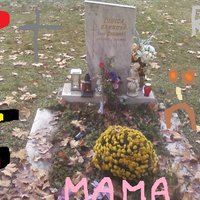 Mamín hrob na cintoríne Vrakuňa = 30.11.2018