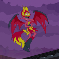 Sunset Shimmer demon form EG