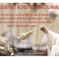 Nechajme sa dotknúť nežnosťou, zažime to, že sme milovaní... :)